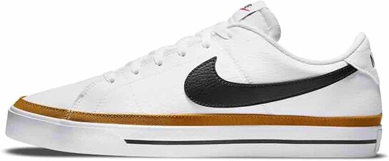 Nike Men Court Legacy Nn White/Black-Desert Ochre Tennis 8 UK