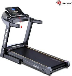 Powermax Fitness TDM-96 4HP Motor 110kg Manual Incline Heart Rate...more