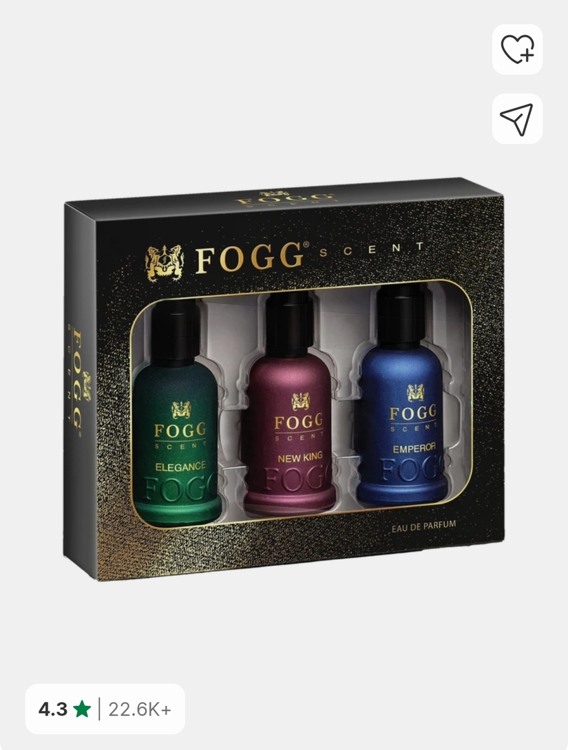 FOGG Gift Set Premium Perfume Scent With Long Lasting Eau de Parfum Women) 90 ml (For Men & Women)