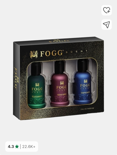 FOGG Gift Set Premium Perfume Scent With Long Lasting Eau de Parfum Women) 90 ml (For Men & Women)