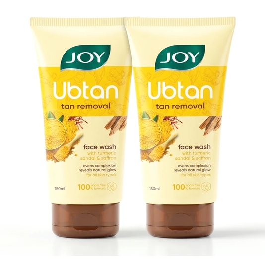 Joy Ubtan Tan Removal, For Natural Glowing Skin Face Wash (300 ml)
