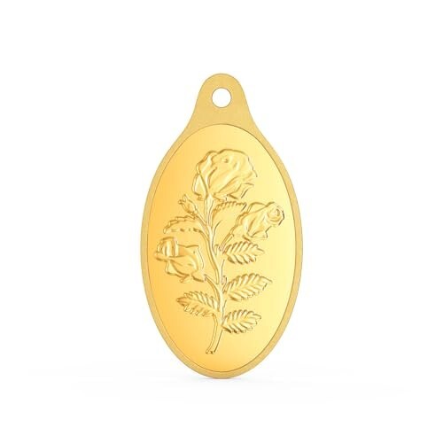 Joyalukkas 24K (999) Purity Gold Coin Pendent 