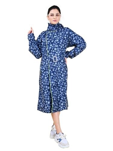 Rupa Polyvinyl Chloride (Pvc) Womens Standard Length Raincoat - Size XL 