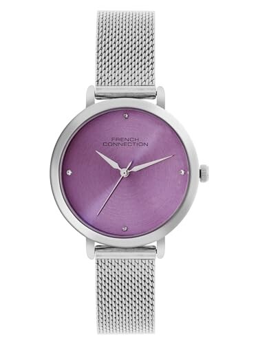 French Connection Purple Dial Color Watch for Women - FCN050A
