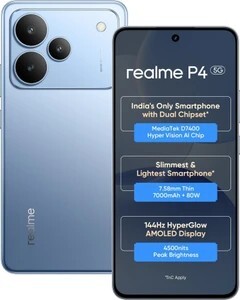 realme P4 5G (Steel Grey, 128 GB) (6 GB RAM)