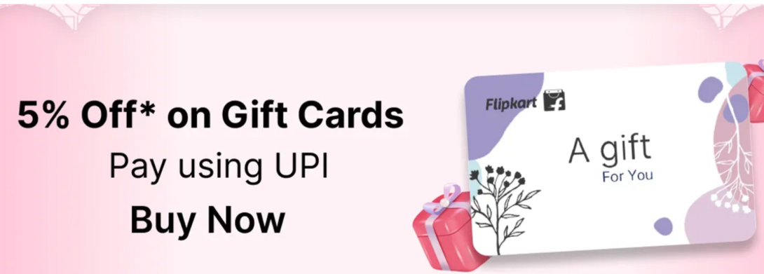 Flipkart Digital Gift Card (upi )