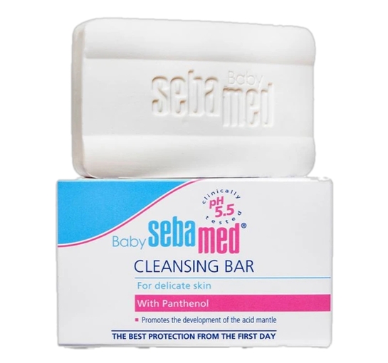Sebamed Baby Cleansing Bar pH 5.5 |Newborn bathing| Soap Free Tear Free (100 g)