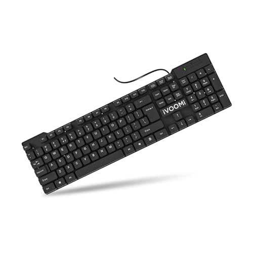 iVOOMi Quest Wired USB Keyboard, BIS Approved, Full-Size Layout with Numeric Pad
