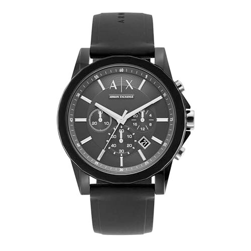 Armani Exchange Mens Chronograph Watch - AX1326I (Black_Free Size)