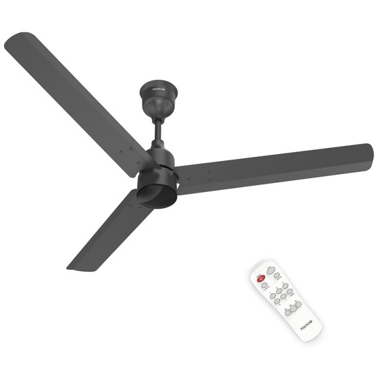 Polycab Wizzy Plus 1200mm 5-Star BLDC, Remote Ceiling fan for Living Room