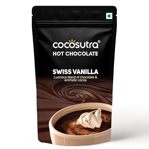 Cocosutra Swiss Vanilla Drinking Chocolate Mix, 100g [50% coupon]