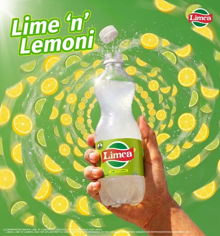 Limca 750ml PET | Lime-Lemon Sparkling Soft Drink | &more location as specified