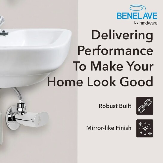 Benelave by Hindware Volga Angle Valve for Bathroom & KitchenPack of 2
