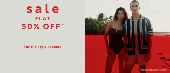  M & S - End of Season Sale - Flat 50% Off
