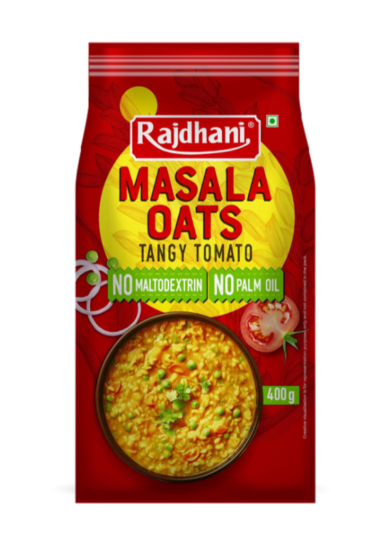 Digihaat : Rajdhani Masala oats - Tangy tomato 400 gm at 80