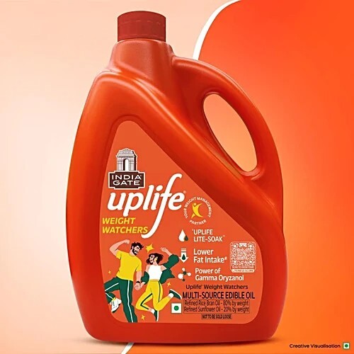 Big basket - India Gate Uplife Weight Watchers Light Cooking Oil, 3 L