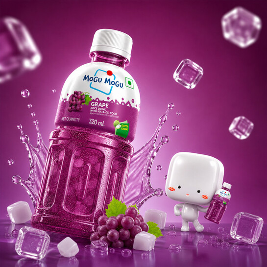 Mogu Mogu Orange Juice with Nata de Coco (320ml)