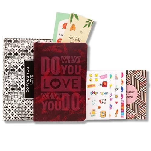 Amazon Basics Undated Planner | Elegant Faux Leather Diary