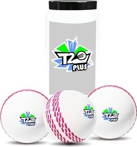 Jaspo T-20 Plus Practice Cricket Ball/Wind Balls for - Indoor & O...more