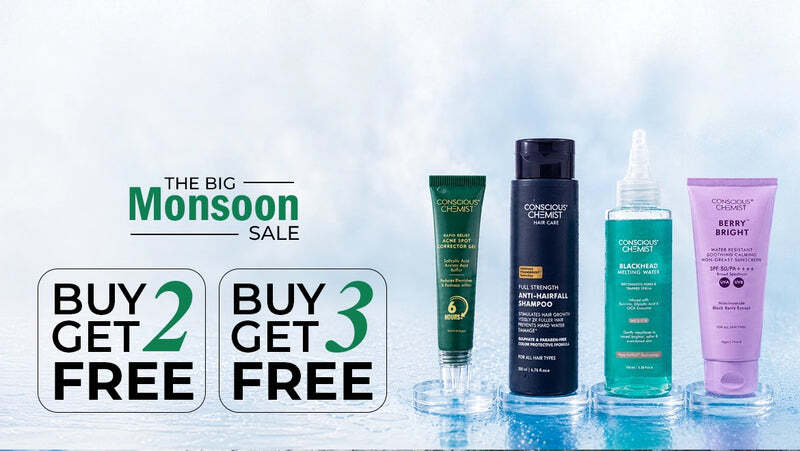 Conscious Chemist Monsoon Sale – Buy 2 Get 2 FREE or Buy 3 Get 3 FREE + Freebies