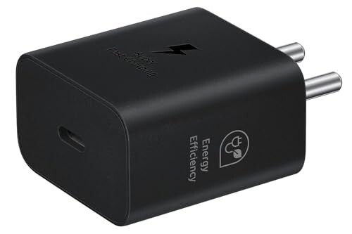 Samsung Compatible 45W Super Fast Charger for Samsung Galaxy Smartphones | USB Type-C Rapid Charging Adapter for Galaxy S, Note & A Series | PD Fast Charging Wall Charger with Multi-Protection Safety