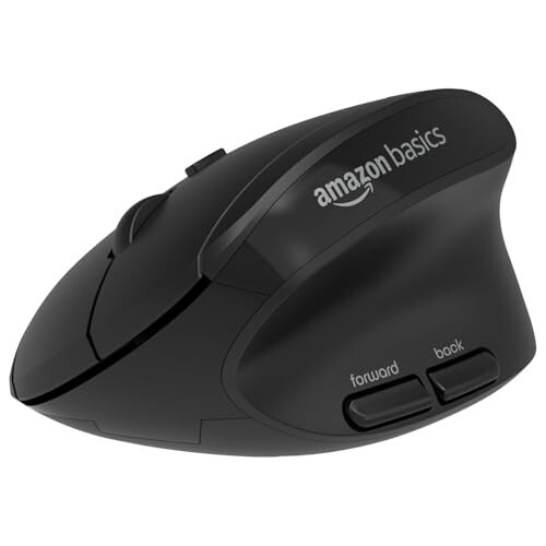 amazon basics Pro Series 2.4G Wireless Ergonomic Mouse for PC, Mac, Laptop 