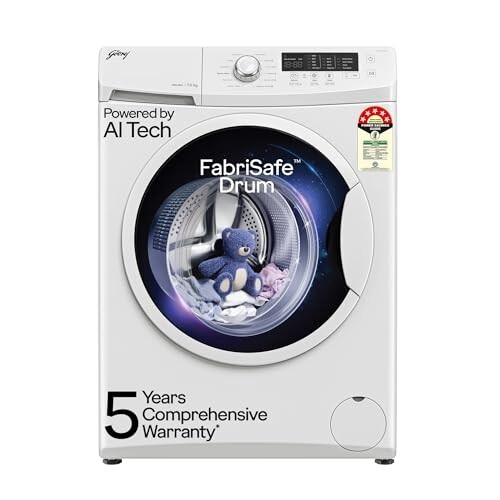 Godrej 7 Kg 5 Star, AI Powered,Fully Automatic Front Load Washing Machine