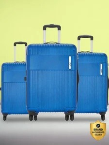 SAFARI Hard Body Set of 3 Luggage 4 Wheels - STEALTH Set of 3