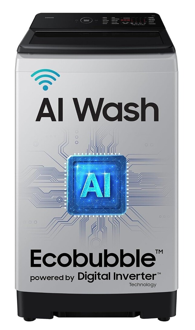 Samsung 8 Kg, 5 Star, AI Wash, AI Energy Mode, Wi-Fi, Ecobubble, AI VRT+, Super Speed, Soft Closing Door