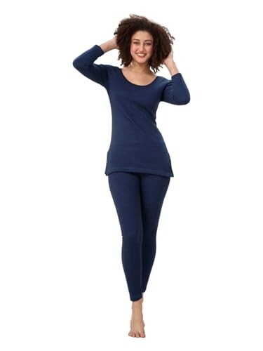 Lux Inferno Ladies Round Neck Thermal Vest | Half Sleeve | Regular Fit |