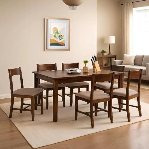 EXCEL HOME 7-Piece Dining Room Set [₹6000 Coupon]