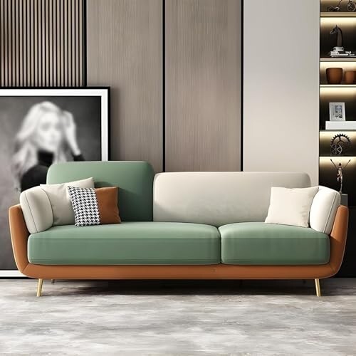 Stylish & Modern Heavy Duty & Luxurious Traditional 3 Seater Sofa Chesterfield Sofa Arm Sofa Three Seater Sofa for Living Room Guest Room Hotels & Office. (3 Seater Velvet Green)
