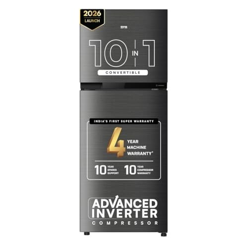 IFB 241L 2 Star 10-in-1 Convertible, Advanced Inverter Frost-Free Double Door Refrigerator 
