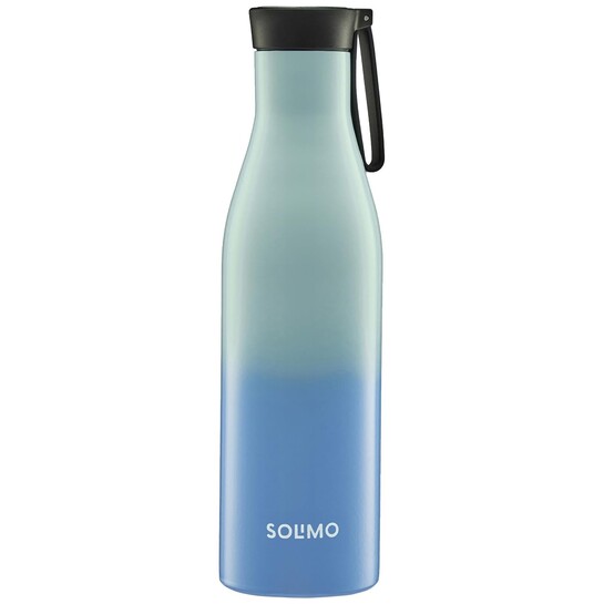Amazon Brand - Solimo 850ml Stainless Steel Vacuum Insulated Bottle with Carry-on Strap