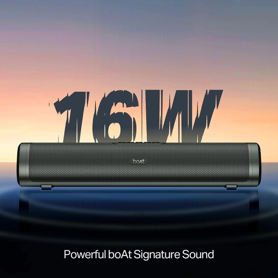 boAt Aavante 2.0 150, RGB LEDs, 5 Hrs Battery, TWS Feature 16 W Bluetooth Speaker