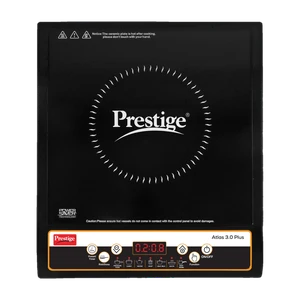 Prestige 1600 W Induction Cooktop Push Button (Black, Atlas 3.0 Plus)