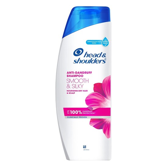Head & Shoulders 180ml , Anti Dandruff Shampoo, Smooth & Silky, White