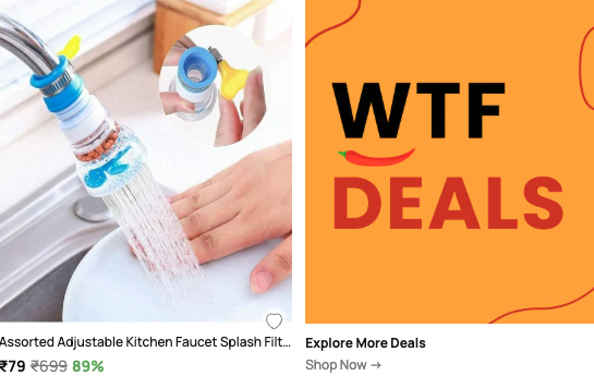 Pepperfry - What The Fry Deals | Deals from ₹1 + Delivery Charges