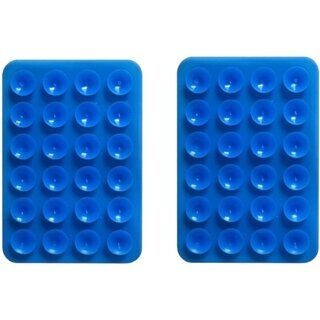 Mystick Sticky Phone Stand Silicone Suction Phone Case Mount Pack of 2 [Add 2 quantity]