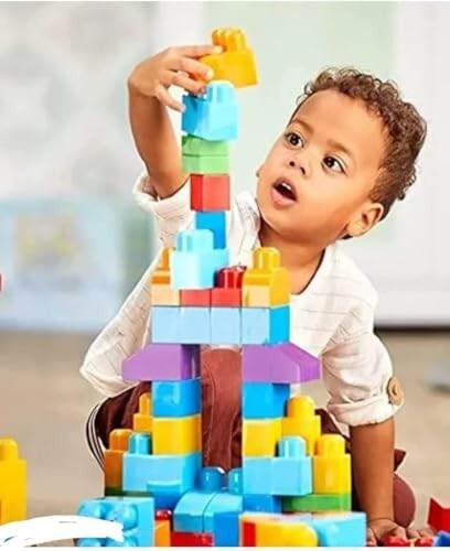 Humming Bird Kid's 80 Pcs Big Mega Sized Blocks Toys Building