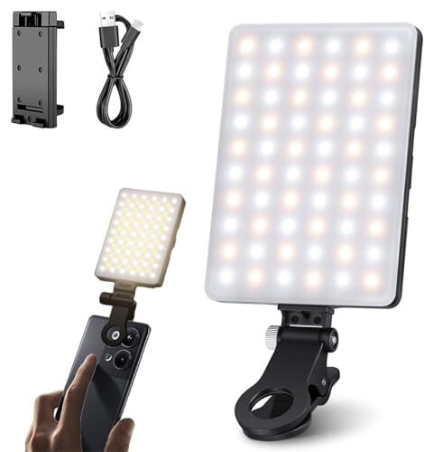 LED Video Light Camera Light Laptop Light (VL60Bi-Black)