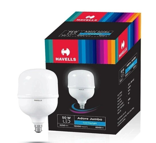 HAVELLS 50 W Basic Standard B22 LED Bulb (White)