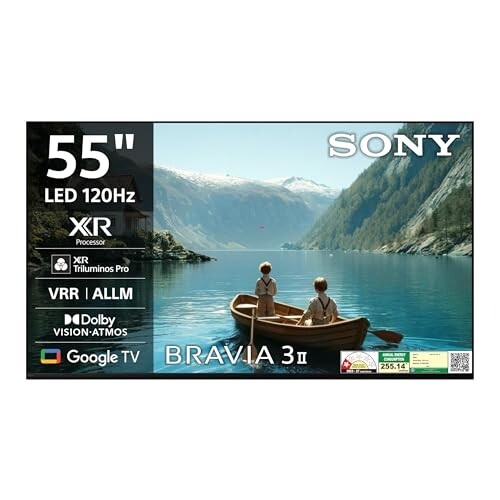 Sony 139 cm (55 inches) BRAVIA 3II Ultra HD Smart LED Google TV K-55XR35M2