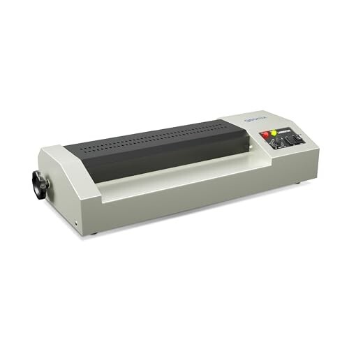 Geonix A3 Professional Lamination/Laminating Machine Hot & Cold, Jam Release | 4-Roller (White)