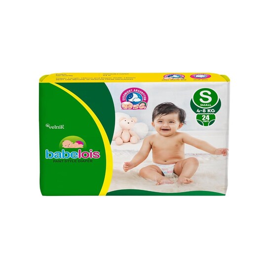 Baby Diaper Pants for New Born Upto 6 months Old Baby Toddlers For 12 hours All Night Long Absorption With Cottony Soft Advance Gel Technology For babies (Small, 24, count)