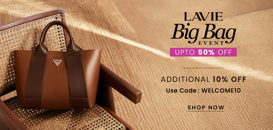 Lavie - Big Bag Event | Upto 50% off | Additional 10% Off 