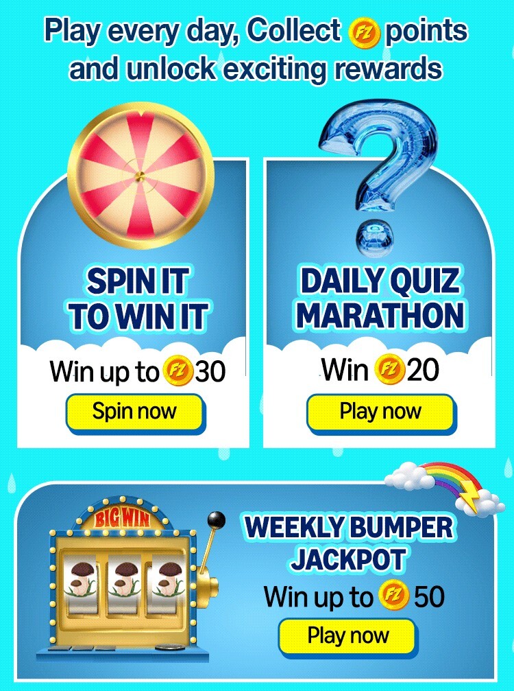 Amazon Funzone FZ Points Games, Collect & Unlock Rewards