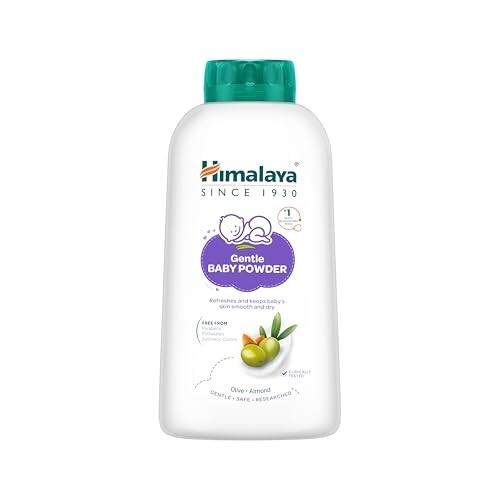 Himalaya Gentle Baby Powder 400g | Keeps baby's skin smooth & dry with natural goodness