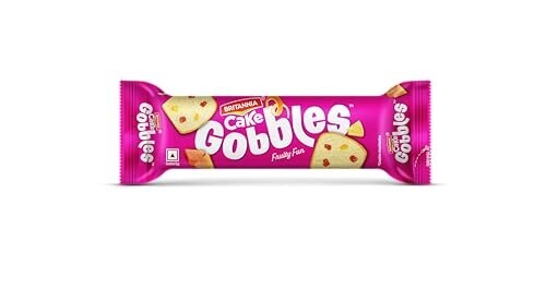 Britannia Gobbles Cake Bar Cake Fruity Fun, 30/45/55 G& MORE Hyperlocal
