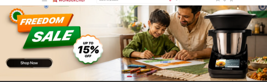 Wonderchef Freedom Sale - Up to 15% Off